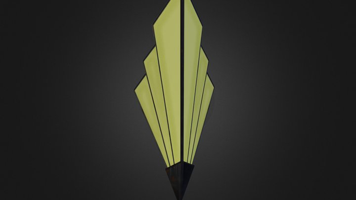 Art Deco Light 3D Model