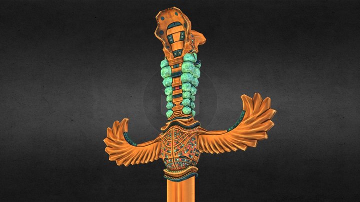Sun Dagger 3D Model