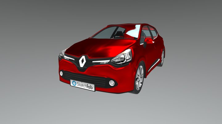 Renault Clio IV 3D Model