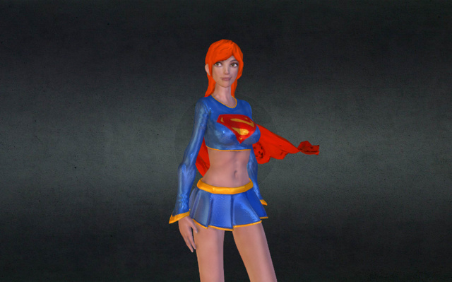 super girl 3D Model