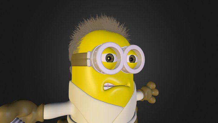 Obi Wan Minion  3D Model