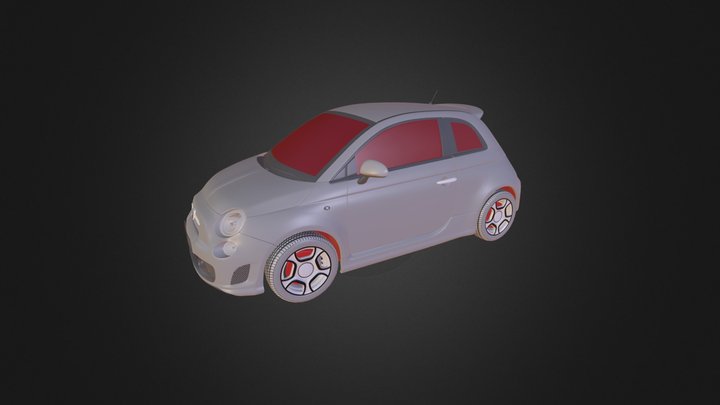 Fiat 500 - Abarth 3D Model