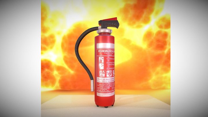 Fire Extinguisher – Kostenloses 3D-Modell STL