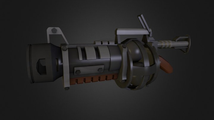 MIRV Grenade Launcher Team Fortress 2 3D Model