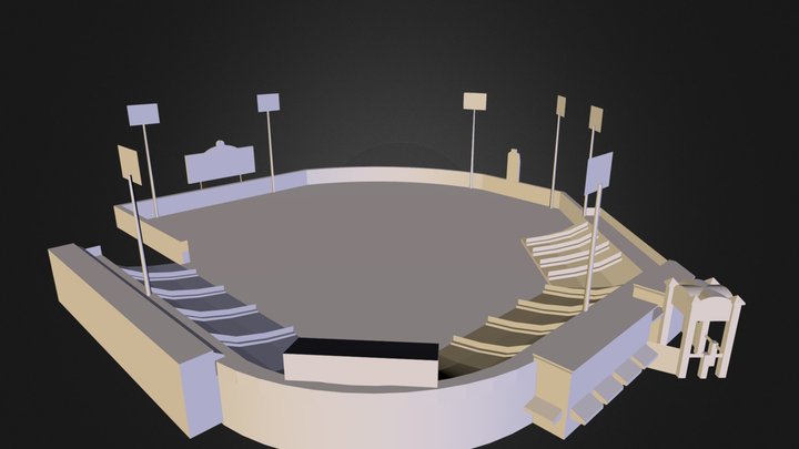 Lowell Spinners Ball Park 3D Model