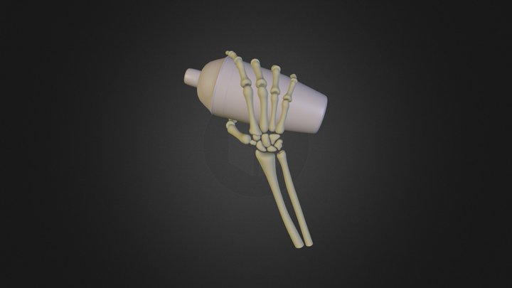 Hand and Shaker 3D Model