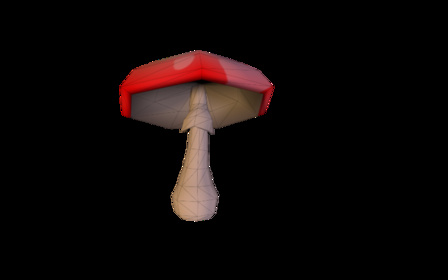 Red Mushroom 3D Model