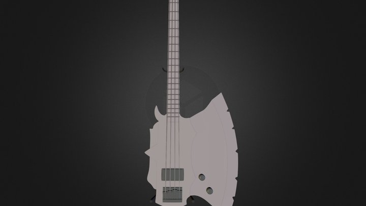 Bass Guitar 3D Model