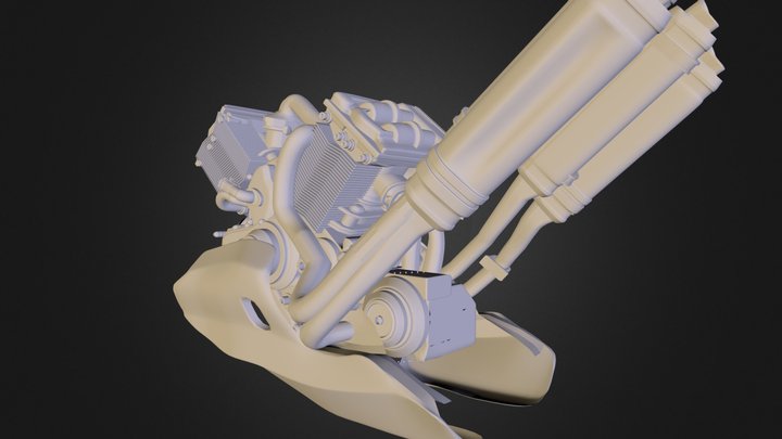 Bike Engine.obj 3D Model