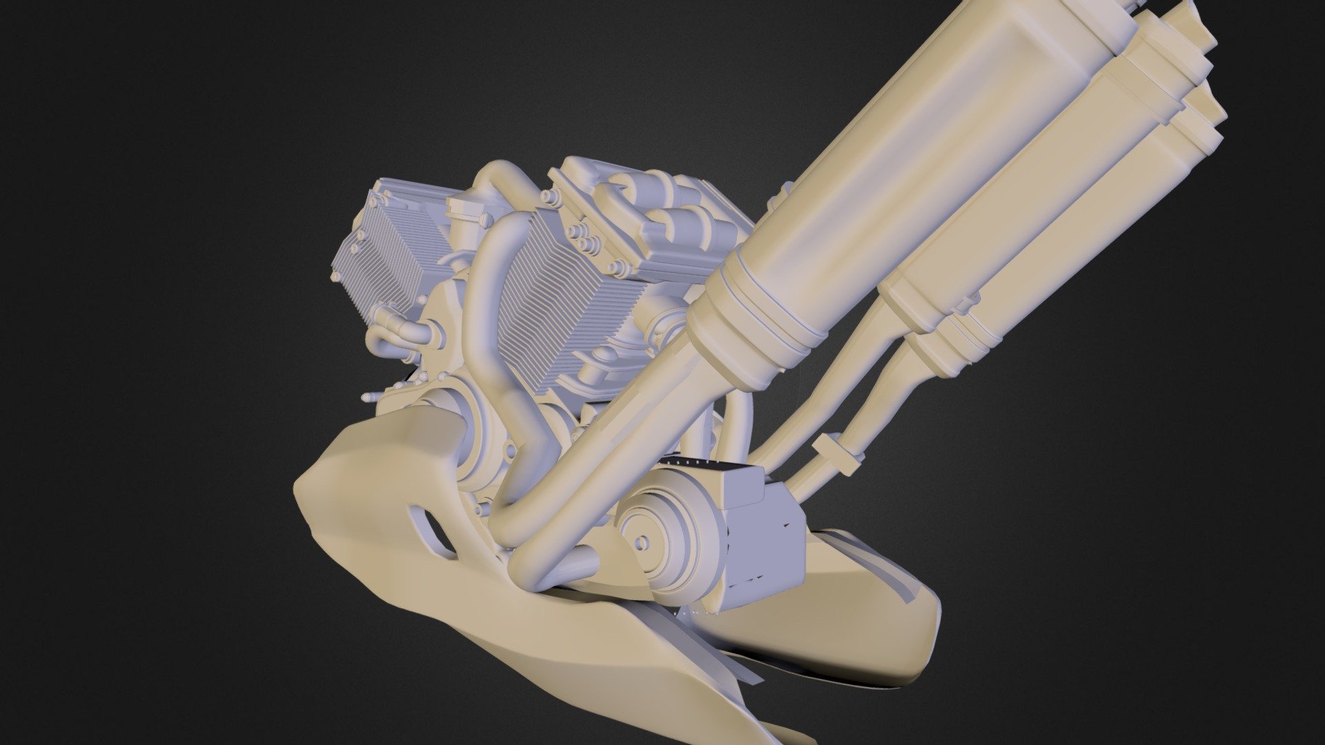 Bike Engine.obj - 3D model by KB3D (@kev717) [u1gsreP] - Sketchfab