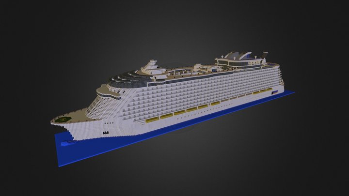Oasis of the Seas - Minecraft 3D Model