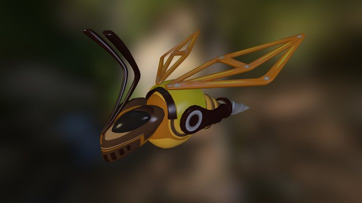 Mechanical Bee Foe 3D Model