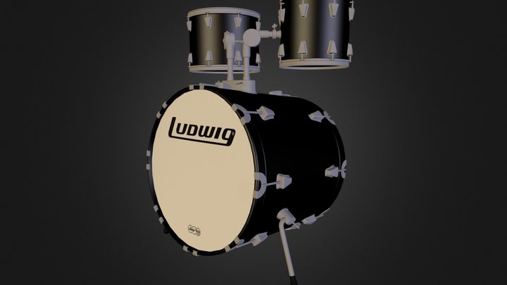 Bass Drum 3D Model
