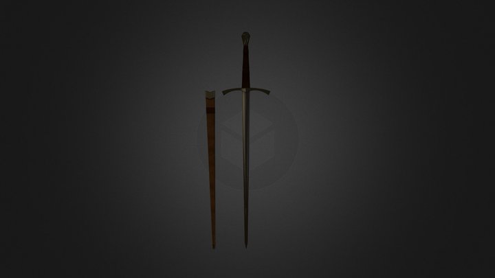 Medieval Arming Sword 2  3D Model