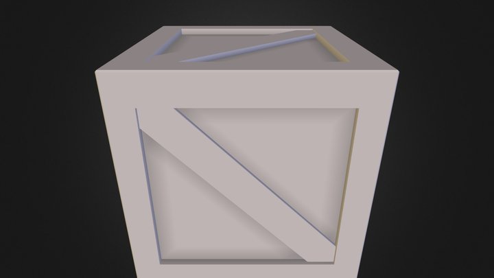 Crate_UV_0to1.dae 3D Model