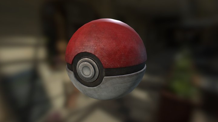 Pokéball 3D Model