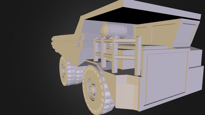 camion de terrassement 3D Model