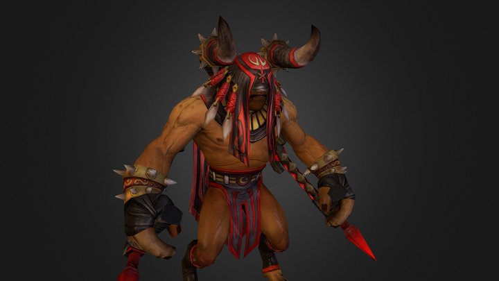 Bloodseeker Tribal Terror Set 3D Model