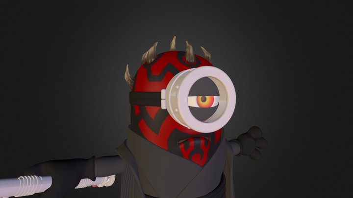 Darth minion 3D Model