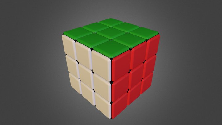Rubick's Cube 3D Model