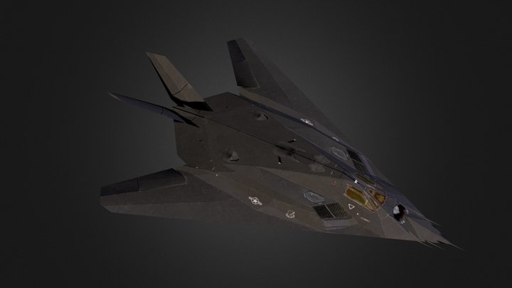 F117 3D Model
