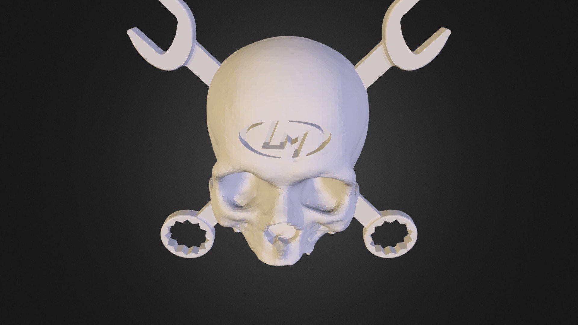 Skull Badge.stl