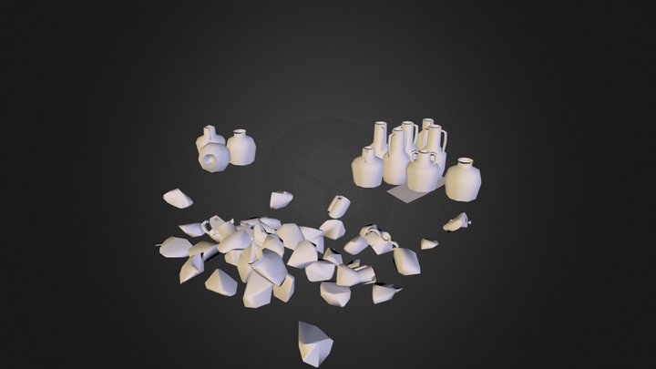 TempAmphorae.obj 3D Model