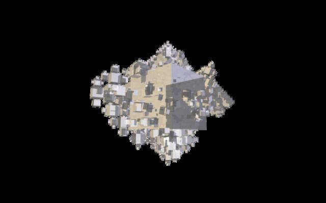 Cubic aglomeration 3D Model