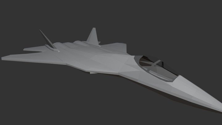 Sukhoi PAK FA T-50 3D Model