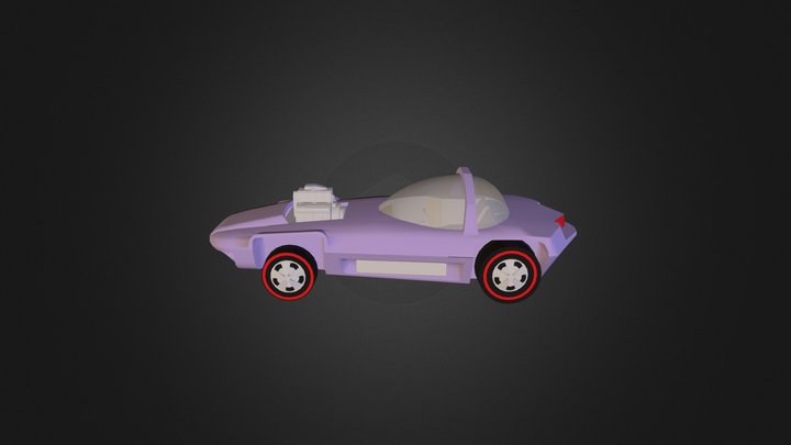 Hotwheels Silhouette 3D Model