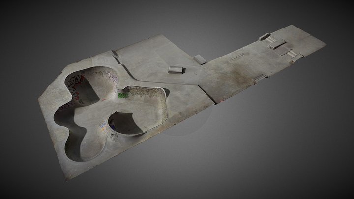 Stuttgart Skatepark 3D Model