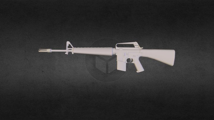 M-16-VN alpha studio 3D Model