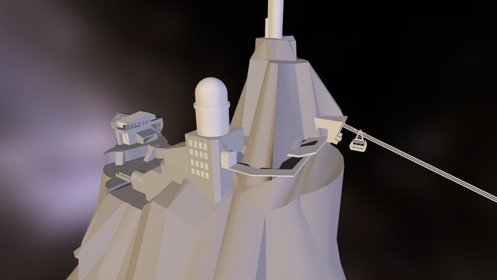 Maquette SemperFI (map montagneuse) 3D Model