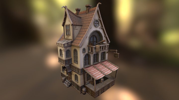 Pirates: Cartographer's house 3D Model
