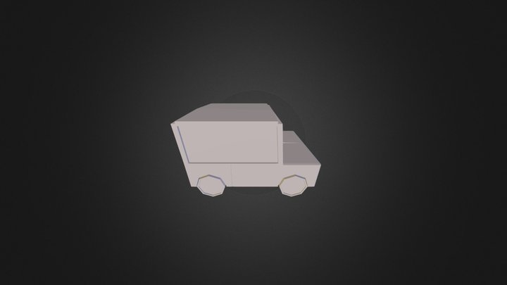 Low Poly Car 3D Model