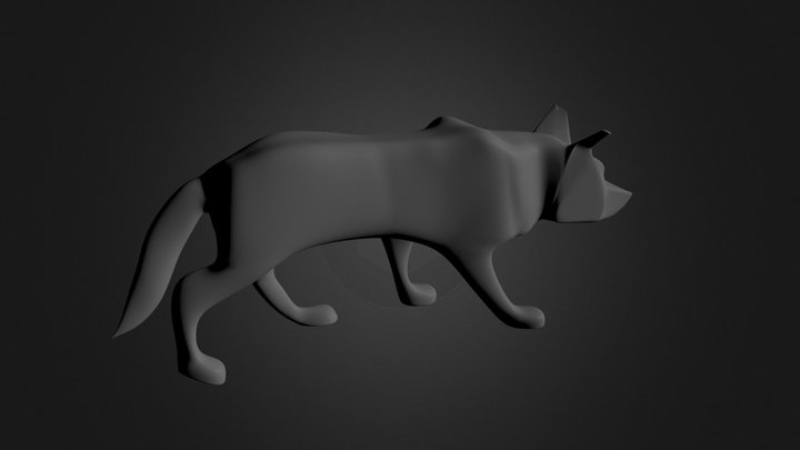 Wolf2.blend 3D Model