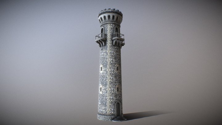 Kickelhahn Tower – Kostenloses 3D-Modell STL