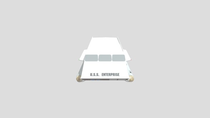 Star Trek TOS Shuttle 3D Model