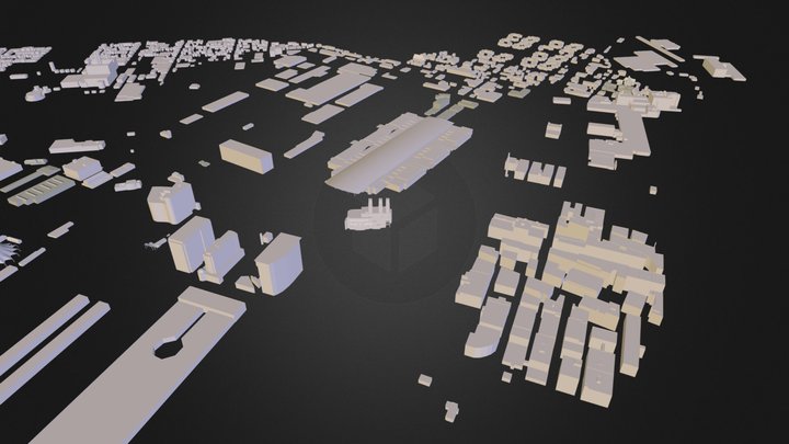 South-Boston-Buildings-2.3DS 3D Model
