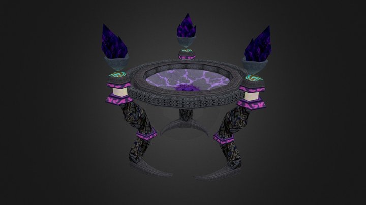 Dark Wizard's Scrying Pool 3D Model