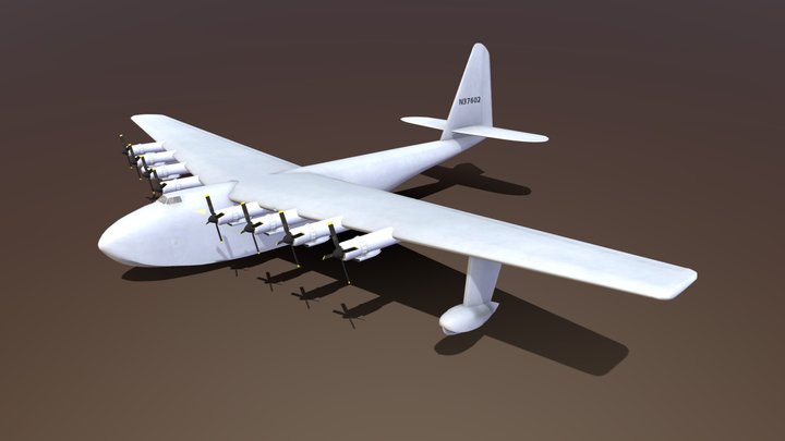 Hughes H4 Hercules – Gratis 3D-model STL