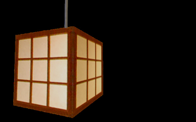 Japanese Ceiling Light 3D Model