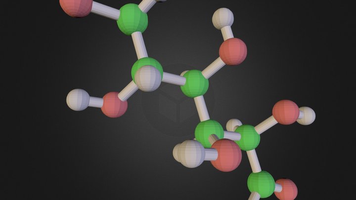 D-glucose_blendar.dae 3D Model