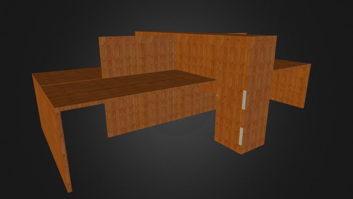 4-werkplaatsten 3D Model