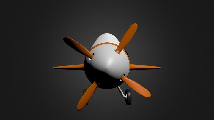 Airplane hard surface modeling.blend 3D Model