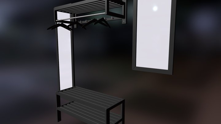 hallway zitti furniture 3D Model