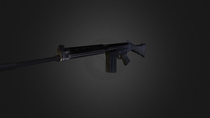 Fn Fal 3D Model