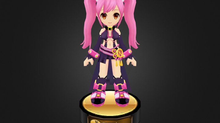 Amy: Dançarina 3D Model