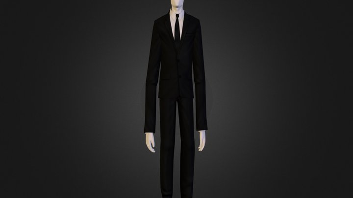 Slender Man 3D Model