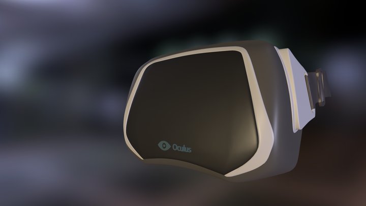 Oculus VR Rift - 3D Fan Art 3D Model